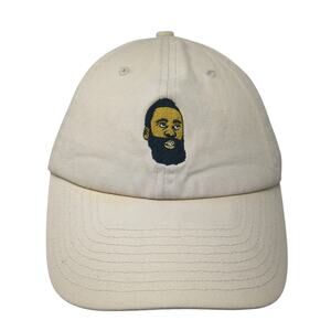 James Harden Slideback Hat Beige One Size Adjustable Embroidered Bayside